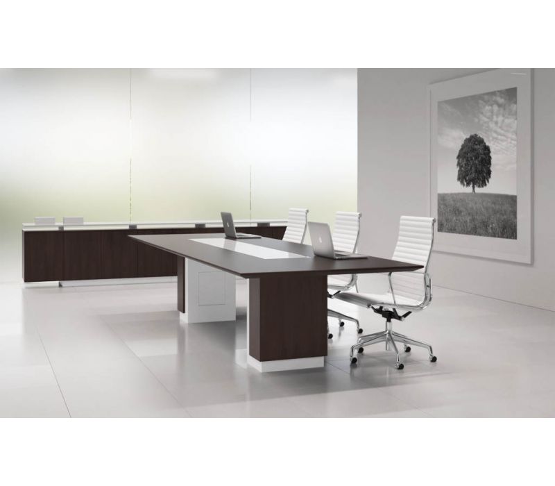 Meet Integrated Glass Inset Conference Table